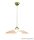 LUXERA 45128 DIAS függeszték E27/60W Ø40cm sárga