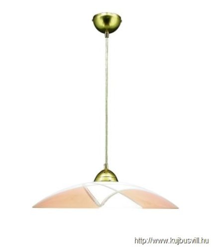LUXERA 45128 DIAS függeszték E27/60W Ø40cm sárga