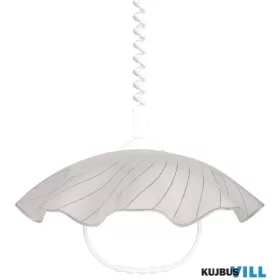   LUXERA 45143 LYRA GLASS függeszték E27/60W fényes fehér üveg