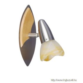   LUXERA 460 SISSI spotlámpa/1 E14/40W, matt króm/világos fa