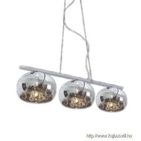   LUXERA 46039 SPHERA függeszték/3 G9/33W Ø28cm ↔102cm króm