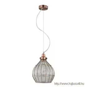 LUXERA 46085 PERUGIA függeszték E27/60W Ø24cm réz