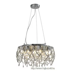 LUXERA 46121 AMATO függeszték 6xG9/7W LED Ø40cm ↕120cm