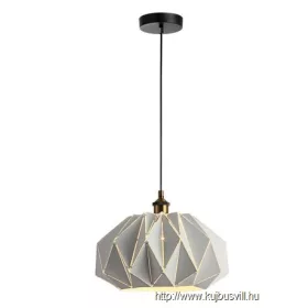   LUXERA 46311 CATANIA függeszték 1xE27/40W Ø35cm ↕118cm matt fehér