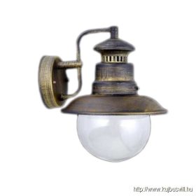   LUXERA 48400 LIMASSOL kültéri falikar E27/60W IP44 fekete/arany