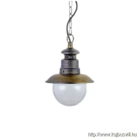   LUXERA 48401 LIMASSOL kültéri függeszték E27/60W IP44 fekete/arany