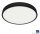 LUXERA 49044 LENYS LED lámpatest 18W/1530lm 4000K Ø19cm IP44 fekete