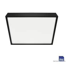   LUXERA 49047/27024 LENYS LED lámpatest 12W/1020lm 4000K 14x14cm IP44 fekete