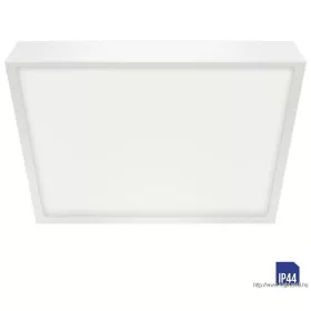   LUXERA 49054 LENYS LED lámpatest 30W/2750lm 4000K 28x28cm IP44 fehér