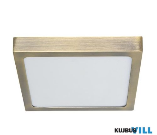 LUXERA 49062 LENYS LED lámpatest 9W/990lm 4000K 12x12cm IP20 antik réz