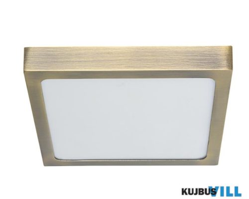 LUXERA 49063 LENYS LED lámpatest 15W/1650lm 4000K 17,5x17,5cm IP20 antik réz