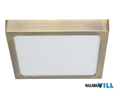 LUXERA 49064 LENYS LED lámpatest 22W/2420lm 4000K 22,5x22,5cm IP20 antik réz