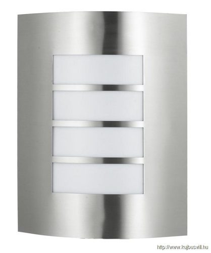 LUXERA 61000 MEMPHIS kültéri falikar E27/60W IP44 inox