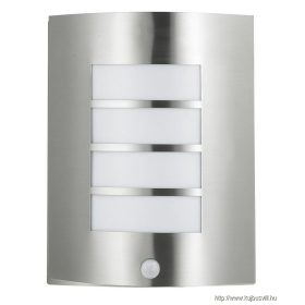   LUXERA 61016 MEMPHIS kültéri falikar E27/60W IP44 inox/sensor