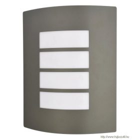   LUXERA 61021 MEMPHIS kültéri falikar E27/60W IP44 sötét szürke