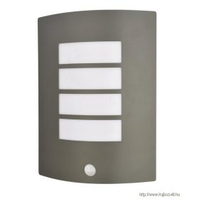   LUXERA 61022 MEMPHIS kültéri falikar E27/60W IP44 sötét szürke/sensor
