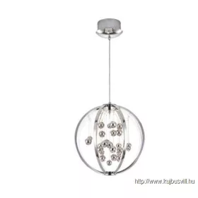   LUXERA 61300 GALACTICA LED függeszték 57,6W/4500lm 3000K Ø45cm króm/fehér