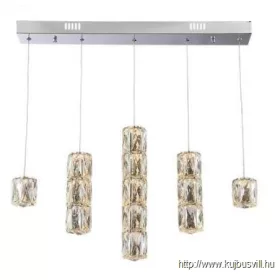   LUXERA 62403 POLAR LED függeszték/5 39W/3120lm 3000K ↔70cm