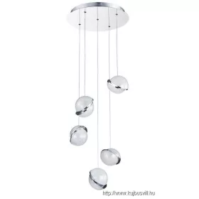   LUXERA 62432 MALCOLM LED függeszték/5 40W/3000lm 4000K Ø40cm ↕110cm