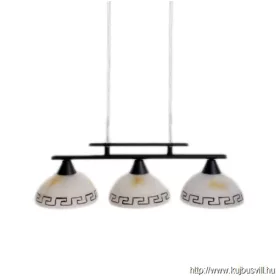 LUXERA 643 POMPEZ függeszték/3 E27/60W ↔57cm
