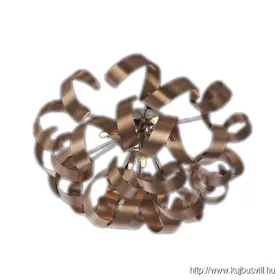   LUXERA 64357 RIBBON mennyezet lámpa 5xG9/33W Ø60cm matt réz/króm