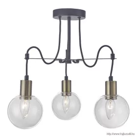 LUXERA 64402 ABRAZO függeszték/3 E14/40W Ø46cm ↕43cm