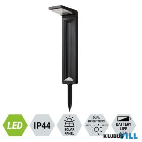   LUXERA 65284 KEYO SOLAR talajba szúrható lámpa 6W/200lm 2800-3200K dual mode IP44 fekete