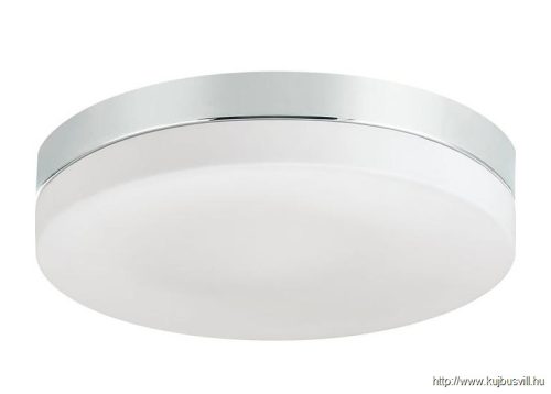 LUXERA 67110 PILLS mennyezet lámpa E27/60W Ø24cm IP44 króm/fehér
