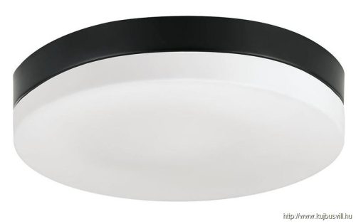 LUXERA 67115 PILLS mennyezet lámpa 2xE27/60W Ø29,5cm IP44 fekete/fehér