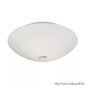   LUXERA 68034 LOX mennyezet lámpa 3xE27/40W Ø38cm IP44 opál/kristály
