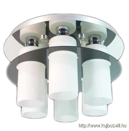 LUXERA 69045 MACAO mennyezet lámpa 6xE27/20W+6x3W/LED Ø54cm