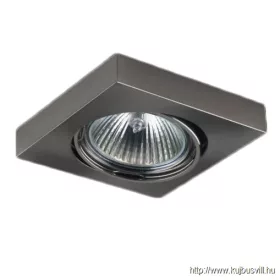 LUXERA 71004 DOWNLIGHT ELEGANT GU10/50W 8x8cm nikkel-satin