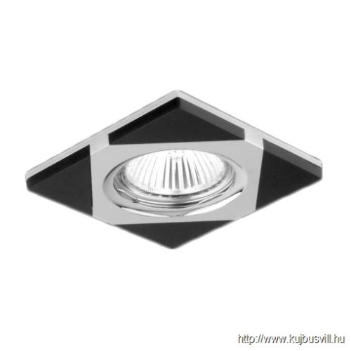 LUXERA 71023 DOWNLIGHT ELEGANT GU10/50W 8,8x8,8cm wenge/króm