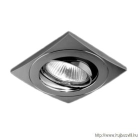   LUXERA 71029 DOWNLIGHT ELEGANT billenthető GU10/50W 8,4x8,4cm nikkel-satin