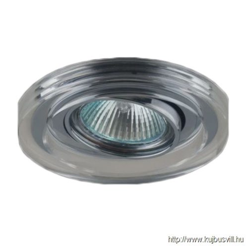 LUXERA 71036 DOWNLIGHT ELEGANT GU10/50W Ø10cm crystal/króm