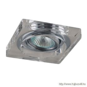   LUXERA 71037 DOWNLIGHT ELEGANT GU10/50W 10x10cm crystal/króm