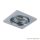 LUXERA 71051 DOWNLIGHT ELEGANT GU10/50W 8,8x8,8cm szálcsiszolt alu/króm