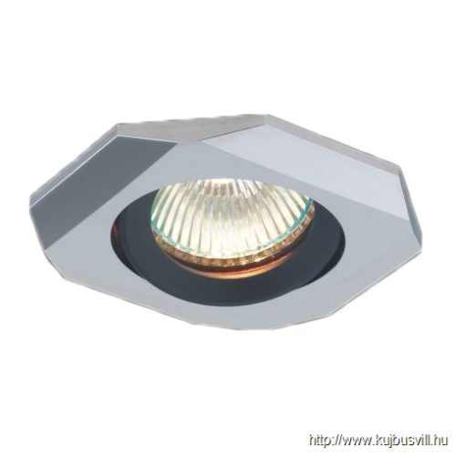 LUXERA 71058 DOWNLIGHT ELEGANT GU10/50W 8,7x8,7cm króm/fekete