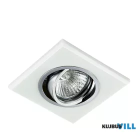 LUXERA 71064 DOWNLIGHT ELEGANT GU10/50W 9x9cm fehér/króm