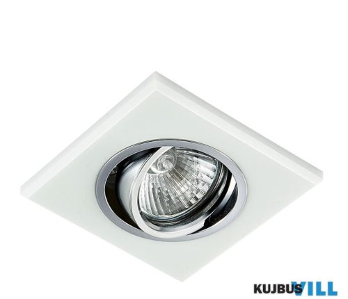 LUXERA 71064 DOWNLIGHT ELEGANT GU10/50W 9x9cm fehér/króm