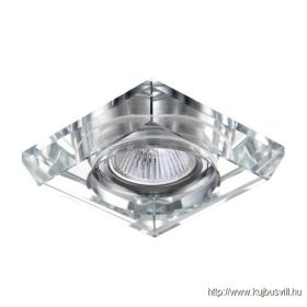 LUXERA 71070 DOWNLIGHT ELEGANT GU10/50W 9x9cm tükör/króm