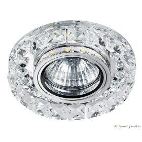 LUXERA 71074 DOWNLIGHT CRYSTALS GU10/50W+3W LED Ø9,8cm
