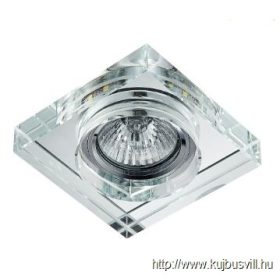 LUXERA 71105 DOWNLIGHT ELEGANT FIX GU10/50W+3W LED  9x9cm