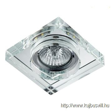 LUXERA 71105 DOWNLIGHT ELEGANT FIX GU10/50W+3W LED  9x9cm