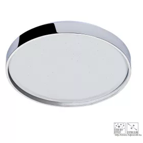   LUXERA 71331 SWIMM LED mennyezet lámpa 22W/2500lm 4000K Ø33,5cm króm