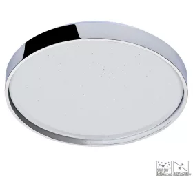   LUXERA 71332 SWIMM LED mennyezet lámpa 36W/4000lm 4000K Ø38,5cm króm