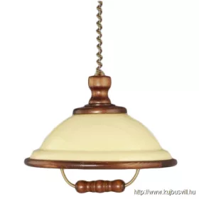 LUXERA 73006Z54 ACRYL WOOD függeszték E27/60W dió