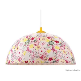   LUXERA 74201 FLOWERS gyermek függeszték E27/60W Ø41cm ↕70cm színes
