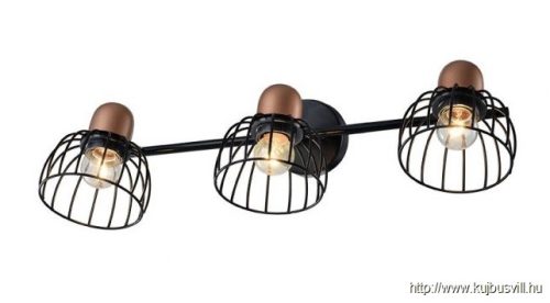 LUXERA 75464 BASKET spotlámpa/3 E27/60W