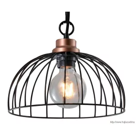 LUXERA 75465 BASKET függeszték/1 E27/60W Ø25cm ↕80cm